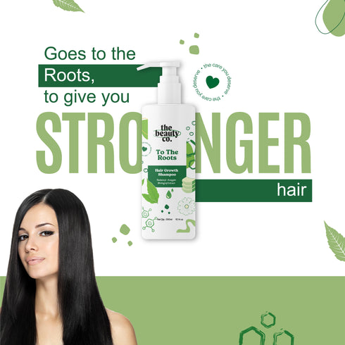 the beauty co India To The Roots Hair Growth Shampoo With Redensyl and Anagain